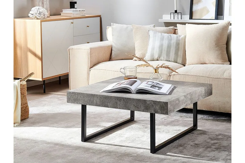 Deluz Soffbord 75 cm - Grå - Möbler - Vardagsrum - Soffbord & vardagsrumsbord - Soffbord