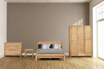 Demottte Sängbord 50 cm med Förvaring Hylla - Ekfanér - Möbler - Vardagsrum - Soffbord & vardagsrumsbord - Soffbord