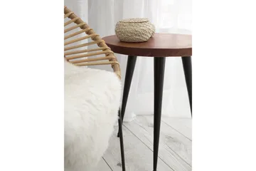 Detah 45 cm Runt Soffbord i Teak - Brun - Möbler - Vardagsrum - Soffbord & vardagsrumsbord - Soffbord