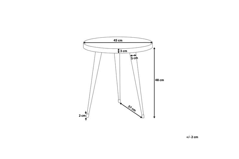 Detah Soffbord 45 cm - Trä/Natur - Möbler - Vardagsrum - Soffbord & vardagsrumsbord - Soffbord