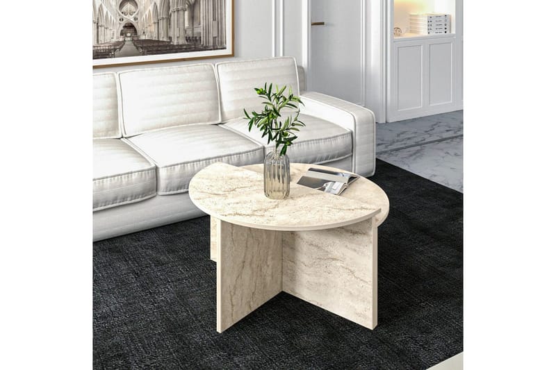 Soffbord Dolcer Travertin - Travertin - Möbler - Vardagsrum - Soffbord & vardagsrumsbord - Satsbord