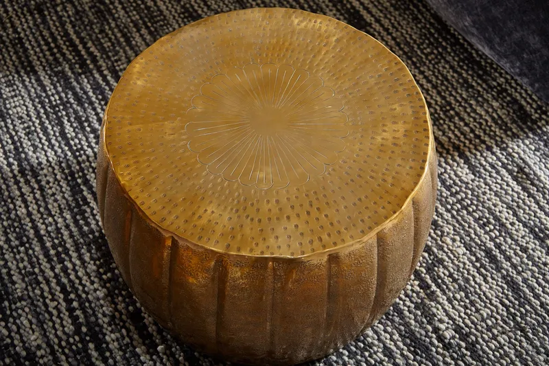 Dominoe Soffbord 60 cm Runt - Guld - Möbler - Vardagsrum - Soffbord & vardagsrumsbord - Soffbord