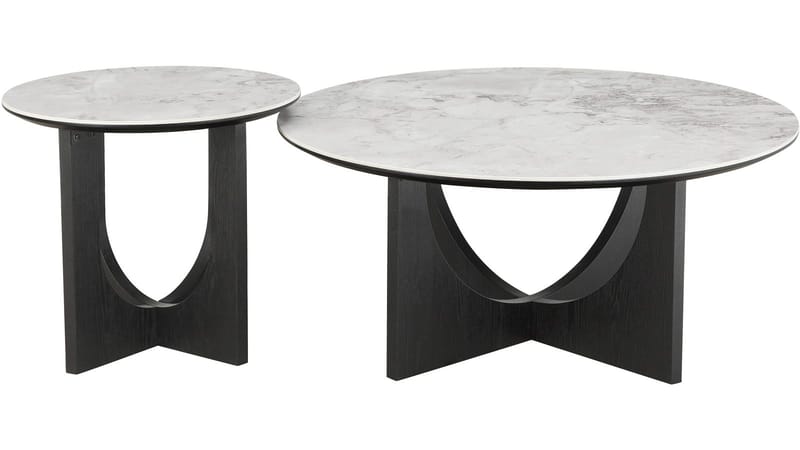 Soffbord Drivor 50 cm - Svartlackad askfaner - Möbler - Vardagsrum - Soffbord & vardagsrumsbord - Soffbord