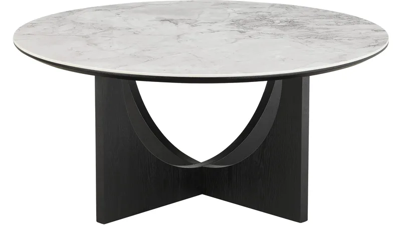 Soffbord Drivor 90 cm - Svartlackad askfaner - Möbler - Vardagsrum - Soffbord & vardagsrumsbord - Soffbord