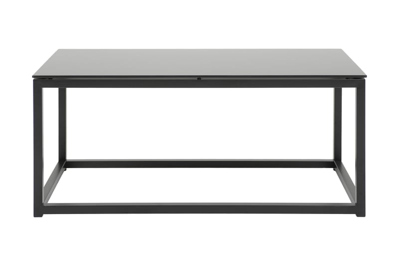 EDZEL Soffbord 94 cm Glas/Svart - Bord - Soffbord
