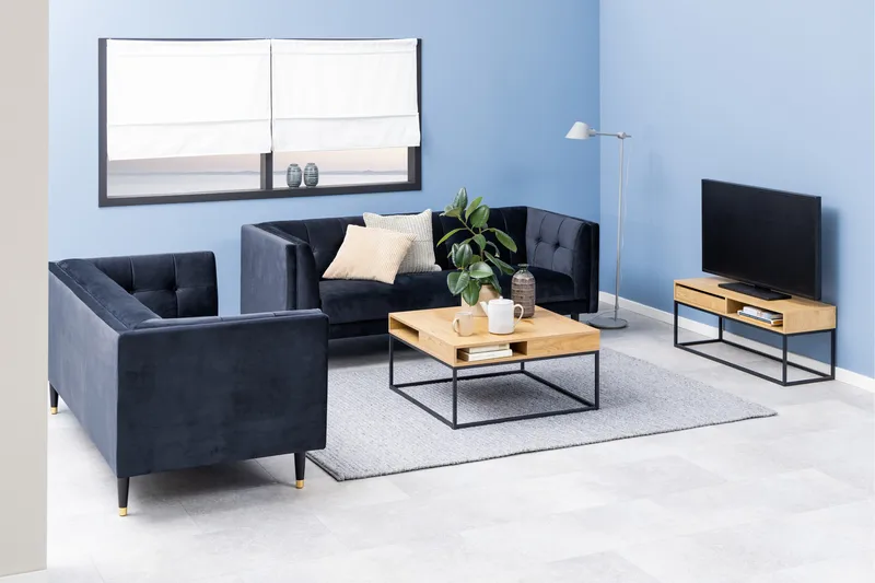 Elmorral Soffbord 80x80 cm - Natural - Möbler - Vardagsrum - Soffbord & vardagsrumsbord - Soffbord