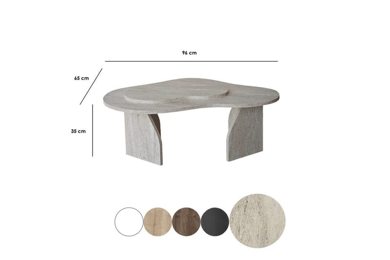 Soffbord Eloulgate Travertin - Travertin - Möbler - Vardagsrum - Soffbord & vardagsrumsbord - Soffbord