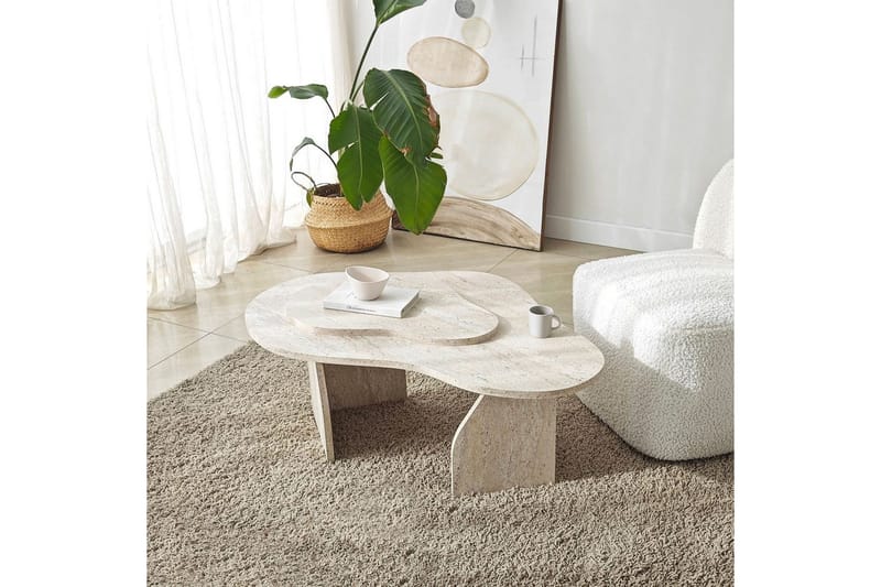 Soffbord Eloulgate Travertin - Travertin - Möbler - Vardagsrum - Soffbord & vardagsrumsbord - Soffbord