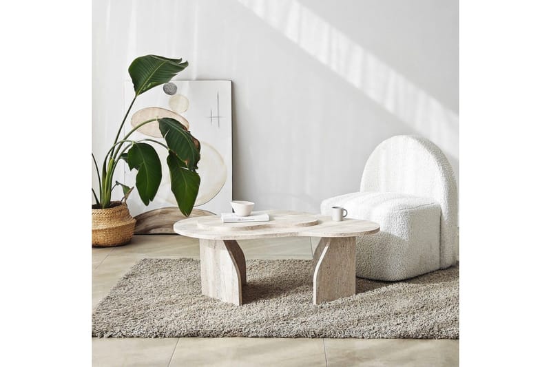 Soffbord Eloulgate Travertin - Travertin - Möbler - Vardagsrum - Soffbord & vardagsrumsbord - Soffbord