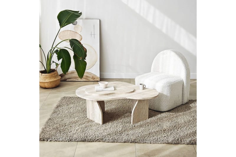 Soffbord Eloulgate Travertin - Travertin - Möbler - Vardagsrum - Soffbord & vardagsrumsbord - Soffbord