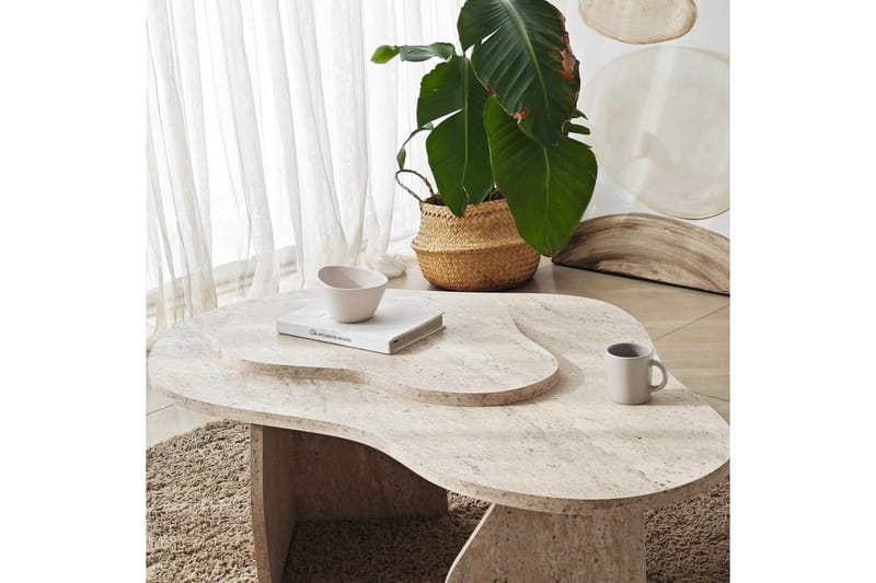 Soffbord Eloulgate Travertin - Travertin - Möbler - Vardagsrum - Soffbord & vardagsrumsbord - Soffbord