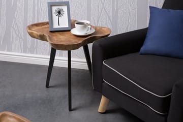 Elsa 60 cm Asymmetrisk Soffbord i Teak - Brun - Möbler - Vardagsrum - Soffbord & vardagsrumsbord - Soffbord