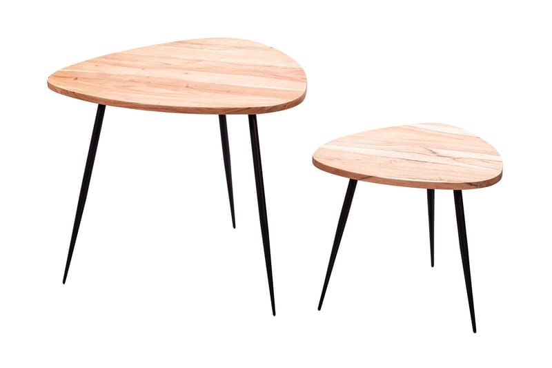 ERINY Satsbord 2-pack 60 cm Brun - Bord - Soffbord