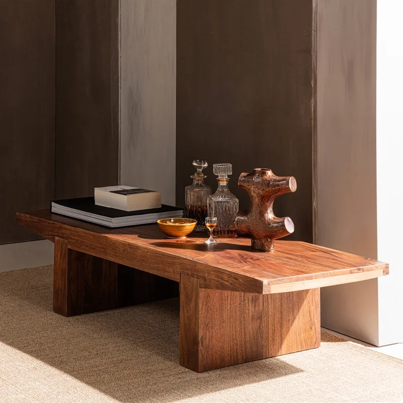 Soffbord Eron 152 cm - Brun - Möbler - Vardagsrum - Soffbord & vardagsrumsbord - Soffbord