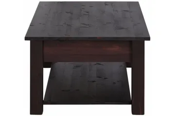 Evonne Soffbord 100 cm med Förvaring 2 Lådor + Hylla - Svart - Möbler - Vardagsrum - Soffbord & vardagsrumsbord - Soffbord