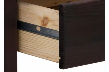 Evonne Soffbord 100 cm med Förvaring 2 Lådor + Hylla - Svart - Möbler - Vardagsrum - Soffbord & vardagsrumsbord - Soffbord