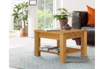 Evonne Soffbord 60 cm med Förvaring Låda + Hylla - Brun - Möbler - Vardagsrum - Soffbord & vardagsrumsbord - Soffbord