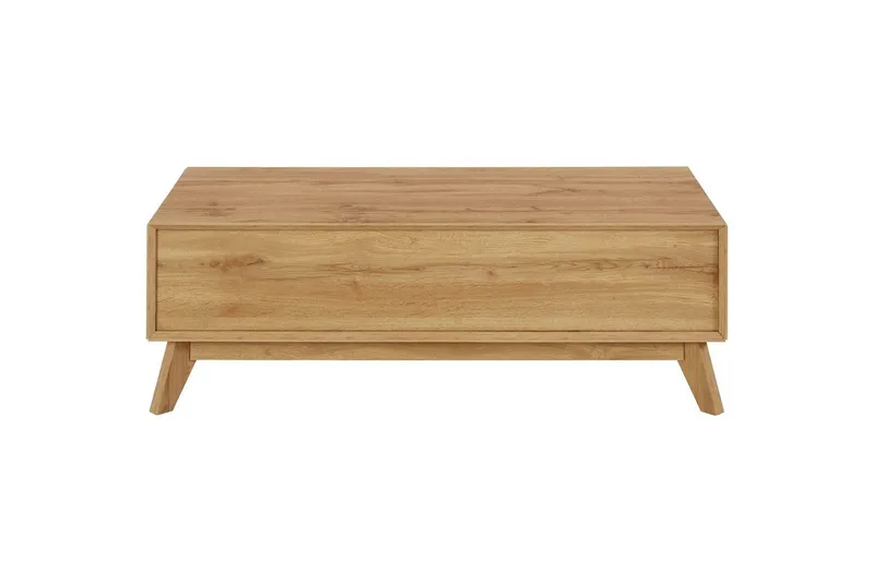 Soffbord Ezra Wotan-ek/Vit - Wotan-ek/Vit - Möbler - Vardagsrum - Soffbord & vardagsrumsbord - Soffbord