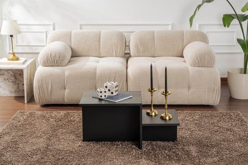 Soffbord Fabrony Soffbord 80x40 cm Svart - Möbler - Vardagsrum - Soffbord & vardagsrumsbord - Soffbord