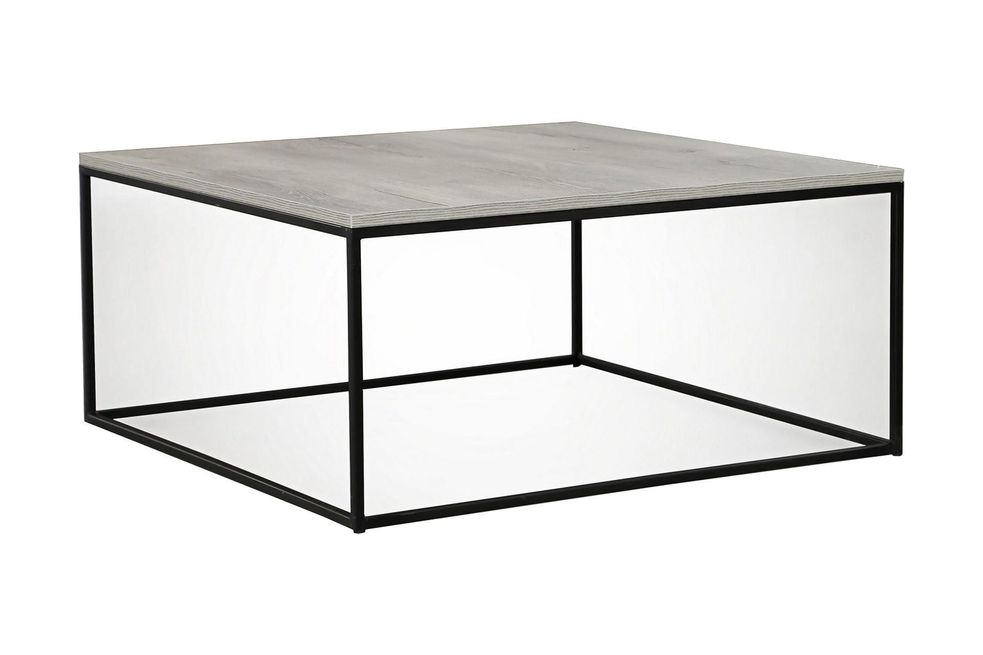 falan soffbord 75 cm - grå/svart