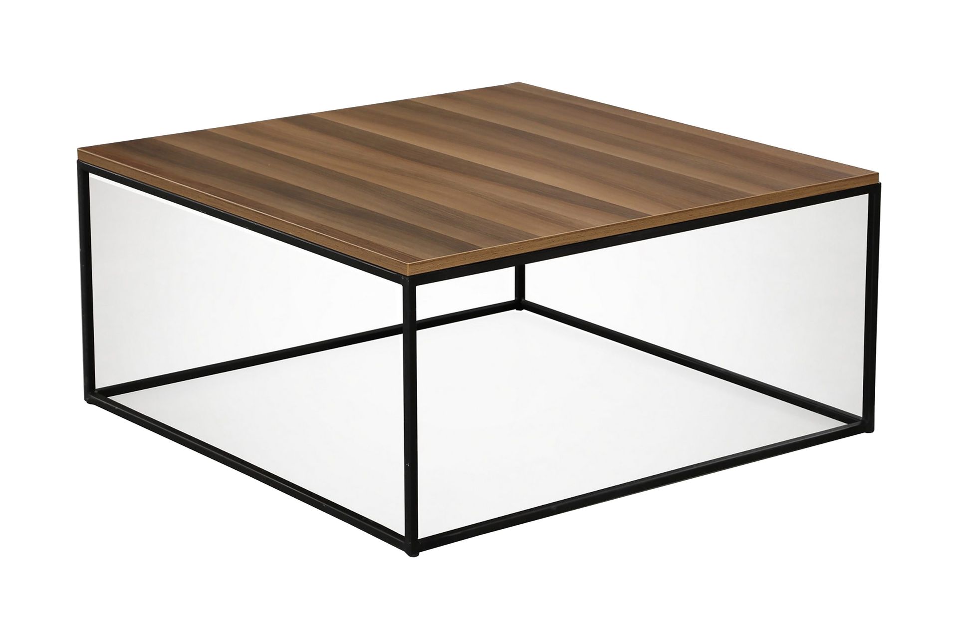 Falan Soffbord 75 cm - Valn&ouml;tsbrun/Svart