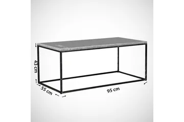 Falan Soffbord 95 cm - Extra Vit - Möbler - Vardagsrum - Soffbord & vardagsrumsbord - Soffbord