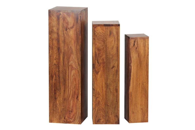 FALEISHA Satsbord 3-pack Brun - Möbler - Vardagsrum - Soffbord & vardagsrumsbord - Soffbord