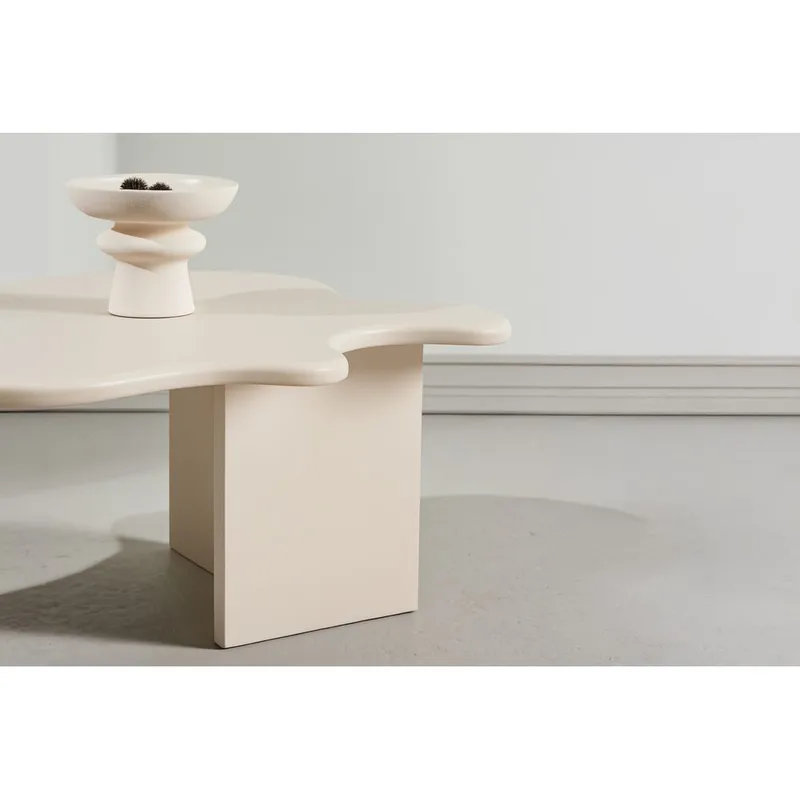 Soffbord Flower - Beige - Möbler - Vardagsrum - Soffbord & vardagsrumsbord - Soffbord