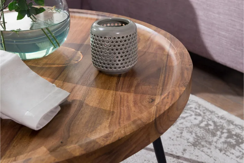 Forcell Soffbord 75 cm - Valnötsbrun - Möbler - Vardagsrum - Soffbord & vardagsrumsbord - Soffbord