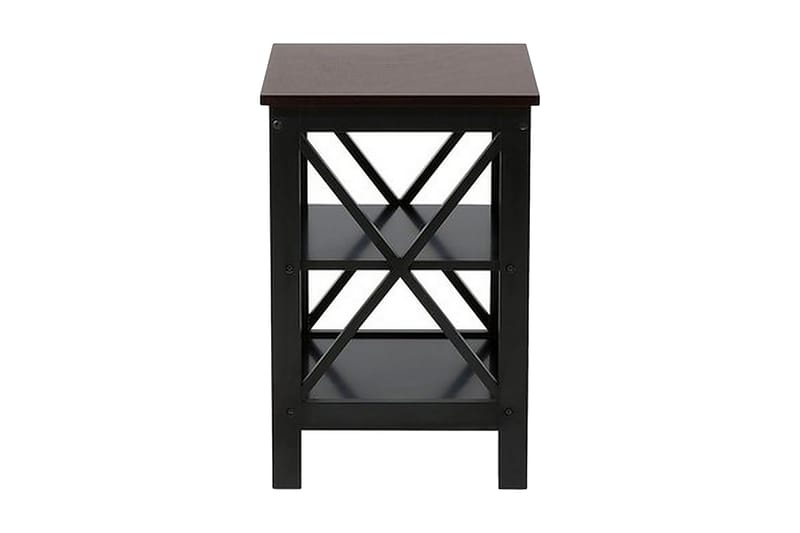Foster Kvadratiskt Soffbord 40 cm med Förvaring i Trä - Espresso - Möbler - Vardagsrum - Soffbord & vardagsrumsbord - Soffbord