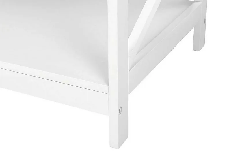 Fostia Soffbord 100 cm med Förvaring Hylla - Vit - Möbler - Vardagsrum - Soffbord & vardagsrumsbord - Soffbord