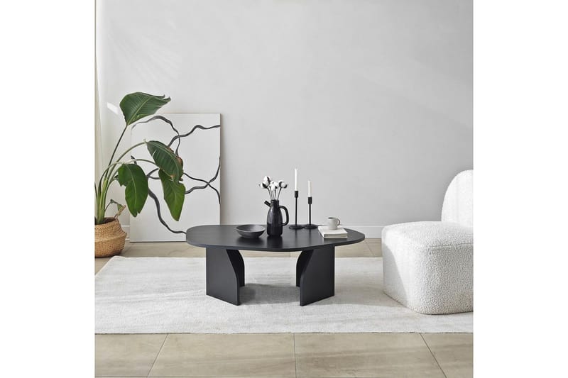 Soffbord Fredrilla Svart - Svart - Möbler - Vardagsrum - Soffbord & vardagsrumsbord - Soffbord