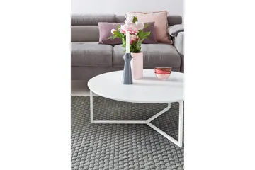 Giamanco Soffbord 80 cm Runt - Vit - Möbler - Vardagsrum - Soffbord & vardagsrumsbord - Soffbord