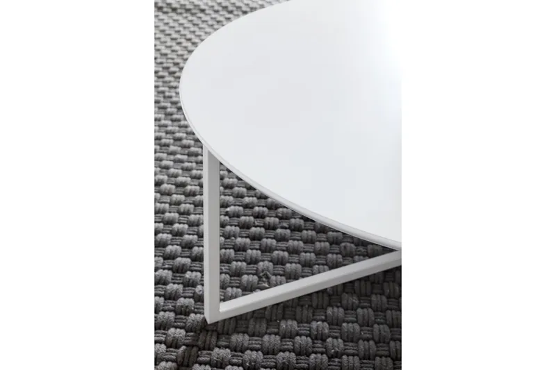 Giamanco Soffbord 80 cm Runt - Vit - Möbler - Vardagsrum - Soffbord & vardagsrumsbord - Soffbord