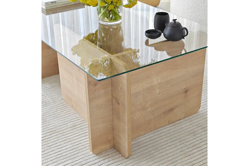 Giona Soffbord 105 cm - Brun - Möbler - Vardagsrum - Soffbord & vardagsrumsbord - Soffbord