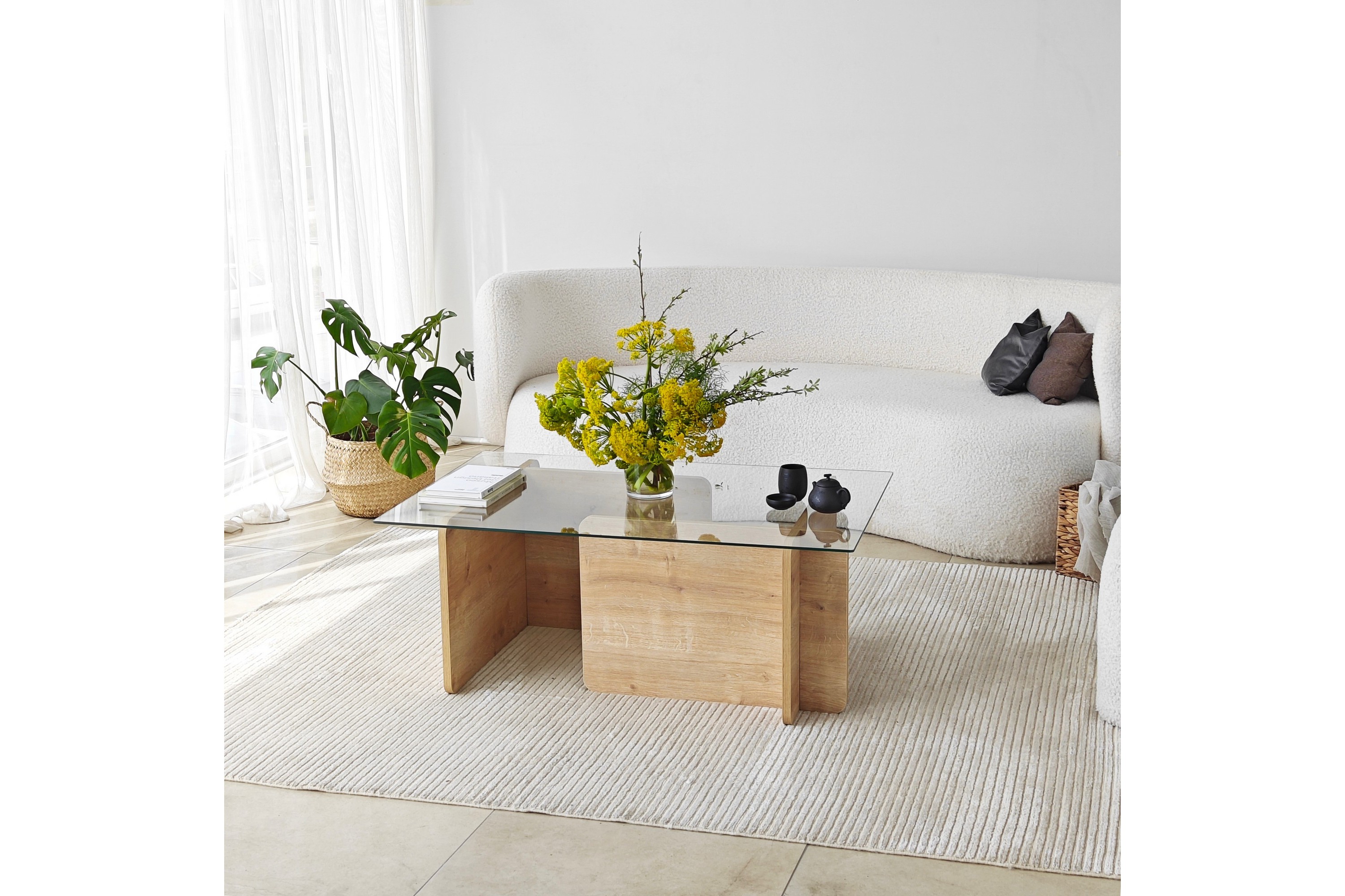 giona soffbord 105 cm brun -