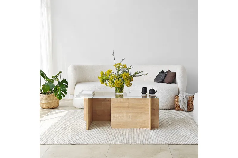 Giona Soffbord 105 cm - Brun - Möbler - Vardagsrum - Soffbord & vardagsrumsbord - Soffbord