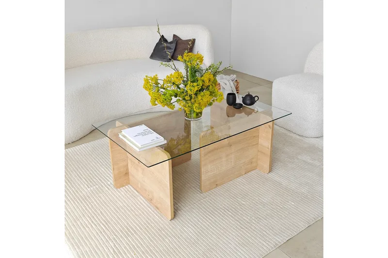 Giona Soffbord 105 cm - Brun - Möbler - Vardagsrum - Soffbord & vardagsrumsbord - Soffbord