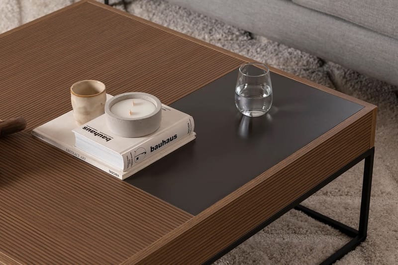 Gladfield Soffbord 90 cm - Valnöt - Möbler - Vardagsrum - Soffbord & vardagsrumsbord - Soffbord