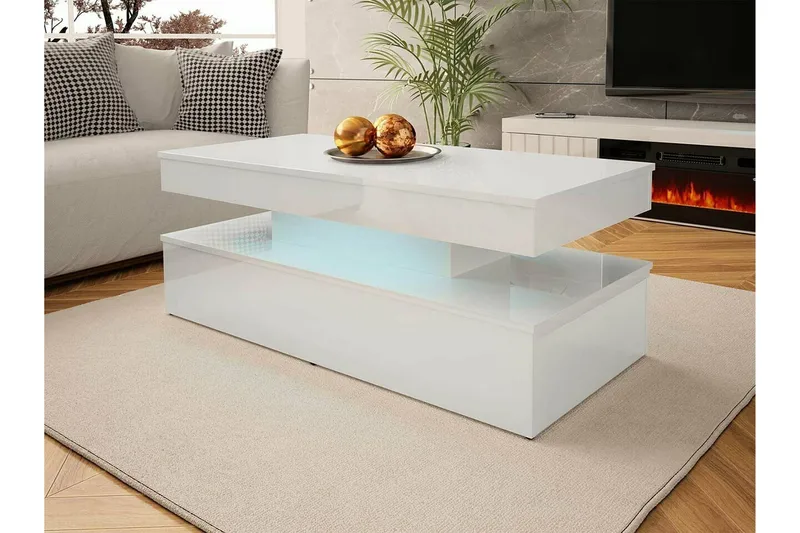 Glenndale Soffbord 55 cm Concept 55 White - Möbler - Vardagsrum - Soffbord & vardagsrumsbord - Soffbord