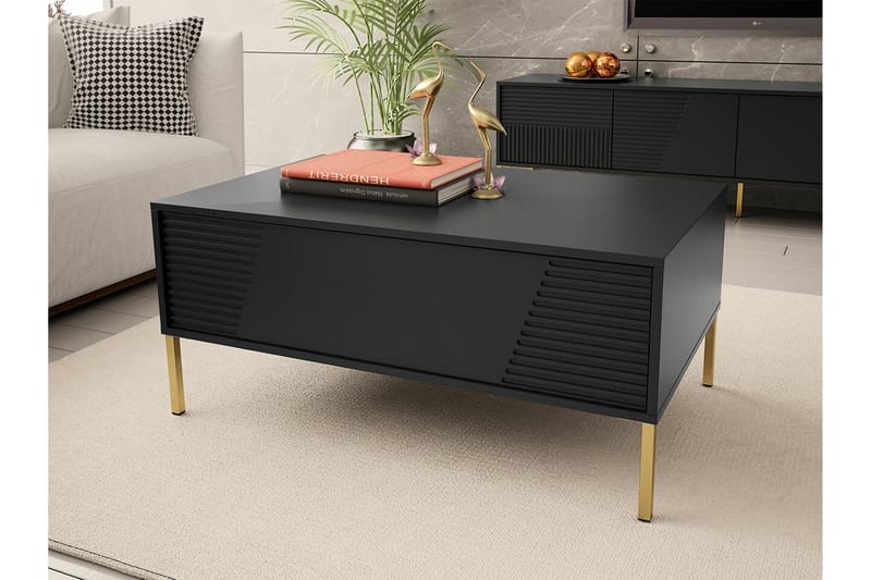Glenndale Soffbord 60 cm Svart - Möbler - Vardagsrum - Soffbord & vardagsrumsbord - Soffbord