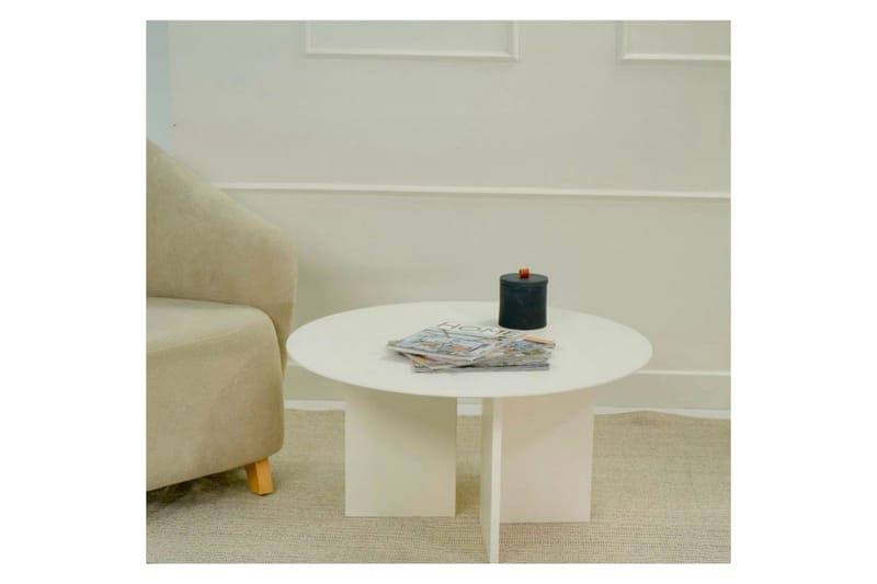 Soffbord Glenure Grädde - Grädde - Möbler - Vardagsrum - Soffbord & vardagsrumsbord - Soffbord