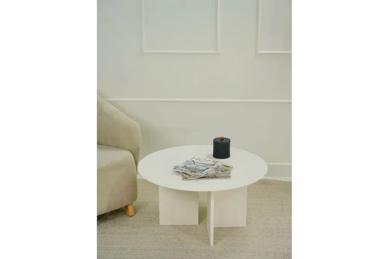 Soffbord Glenure Grädde - Grädde - Möbler - Vardagsrum - Soffbord & vardagsrumsbord - Soffbord