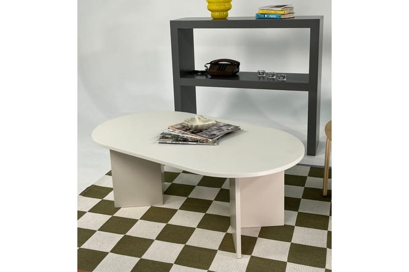 Soffbord Glenure Grädde - Grädde - Möbler - Vardagsrum - Soffbord & vardagsrumsbord - Soffbord