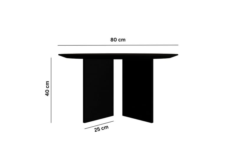 Soffbord Glenure Svart - Svart - Möbler - Vardagsrum - Soffbord & vardagsrumsbord - Soffbord