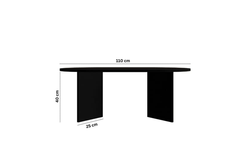 Soffbord Glenure Svart - Svart - Möbler - Vardagsrum - Soffbord & vardagsrumsbord - Soffbord