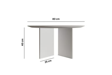 Soffbord Glenure Vit - Vit - Möbler - Vardagsrum - Soffbord & vardagsrumsbord - Soffbord