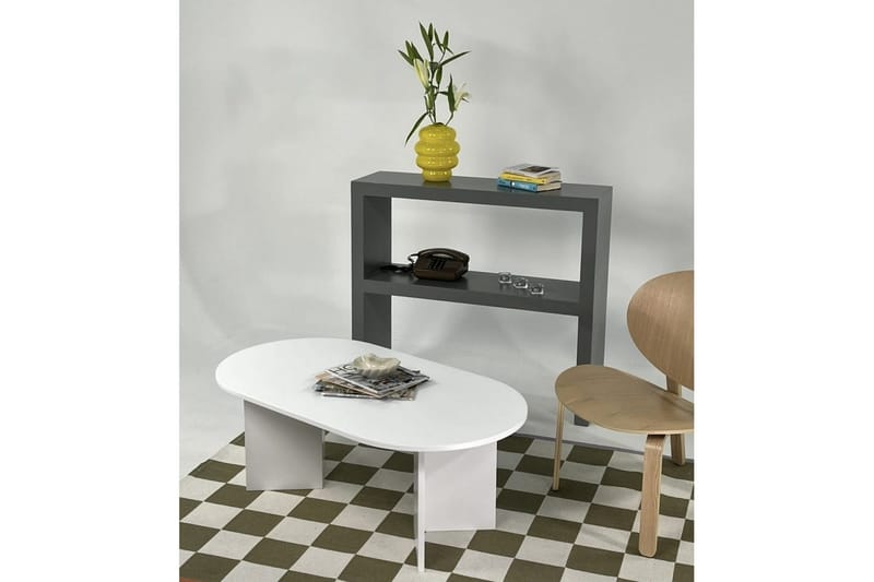 Soffbord Glenure Vit - Vit - Möbler - Vardagsrum - Soffbord & vardagsrumsbord - Soffbord