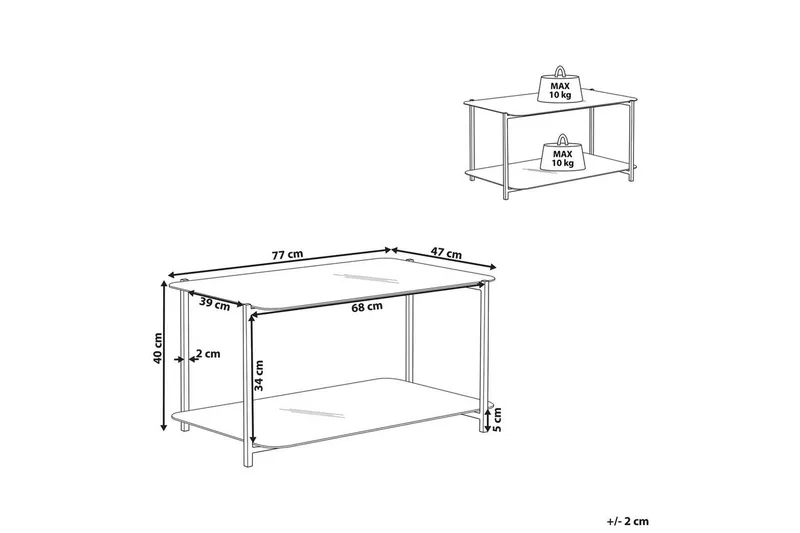 Soffbord Gloster - Möbler - Vardagsrum - Soffbord & vardagsrumsbord - Soffbord