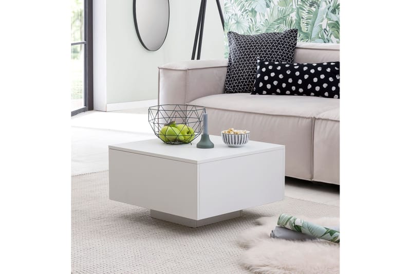 Golnick Soffbord 60 cm med Förvaring - Vit - Möbler - Vardagsrum - Soffbord & vardagsrumsbord - Soffbord